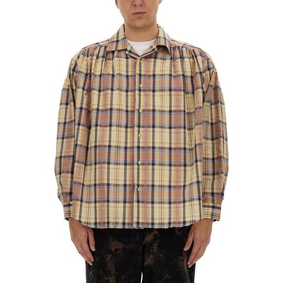 Aïe Men Seersucker Cotton Shirt